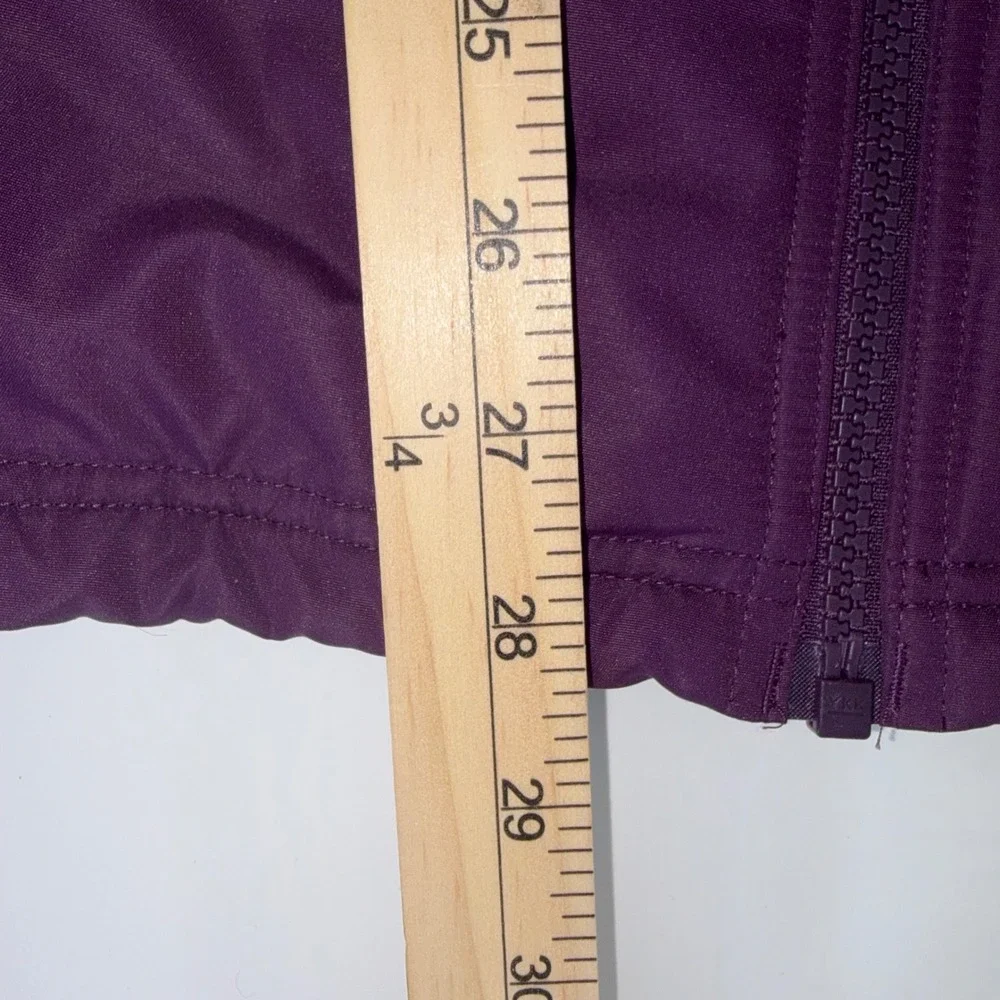 Cabelas Womens 2XL Purple Fleece Lined Full Zip Insulated Jacket